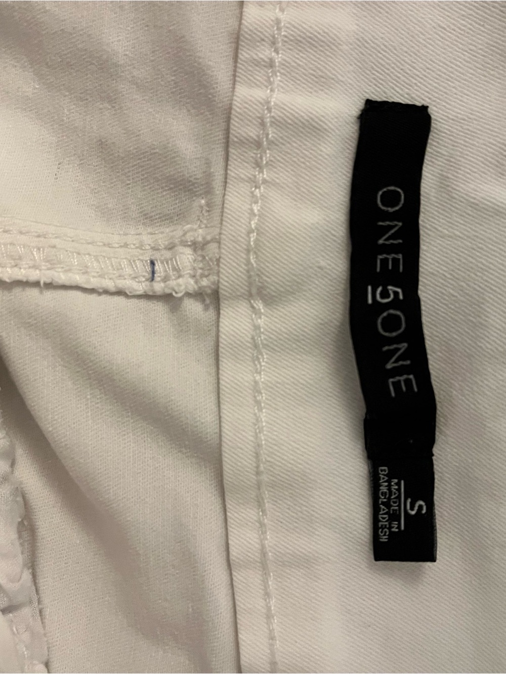 High-Rise White Women's Shorts - Picture 3 of 5